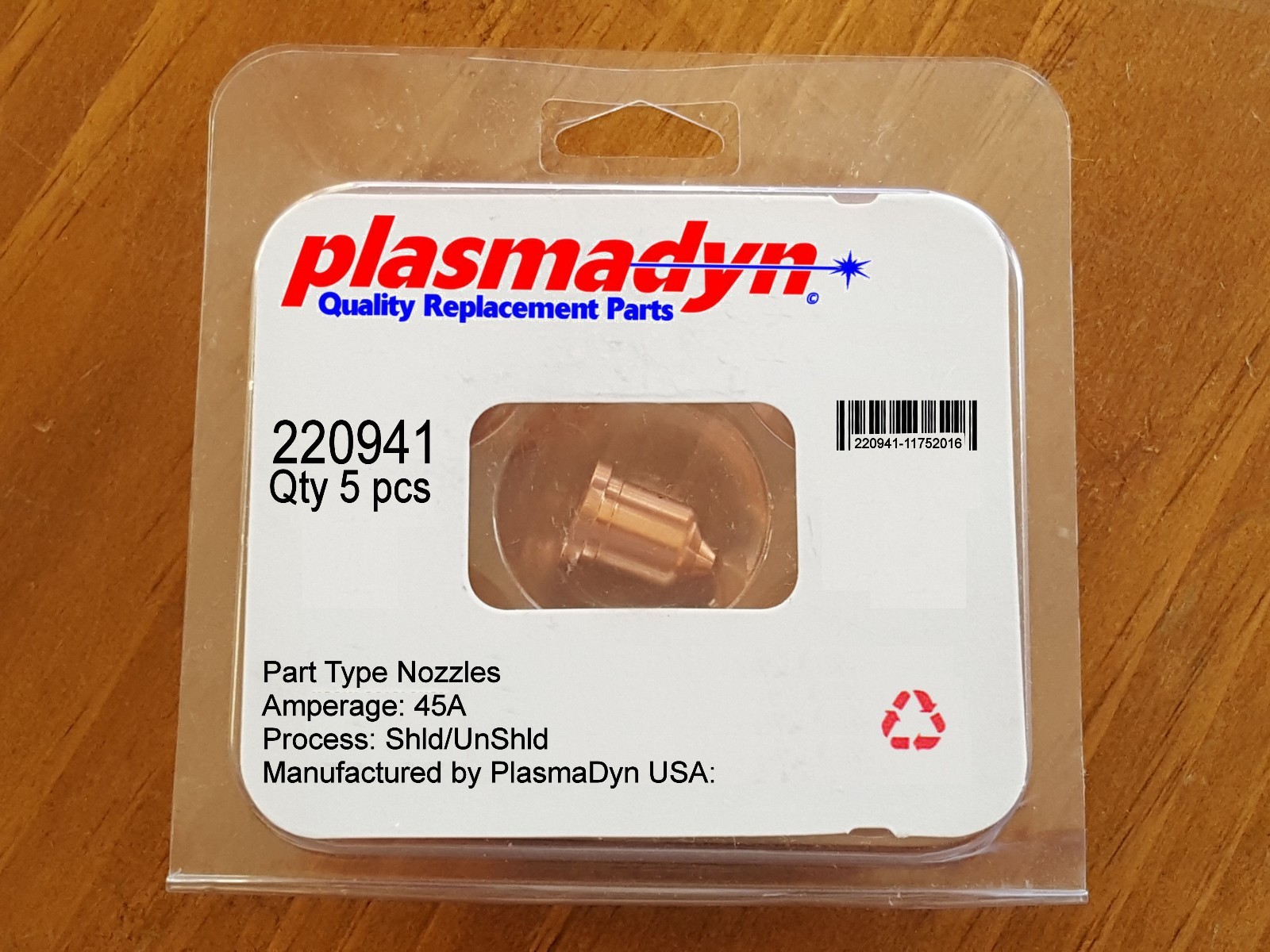 5pc x 220941 Nozzles + 5pc Electrodes – Mfg by PlasmaDyn *US SHIP*