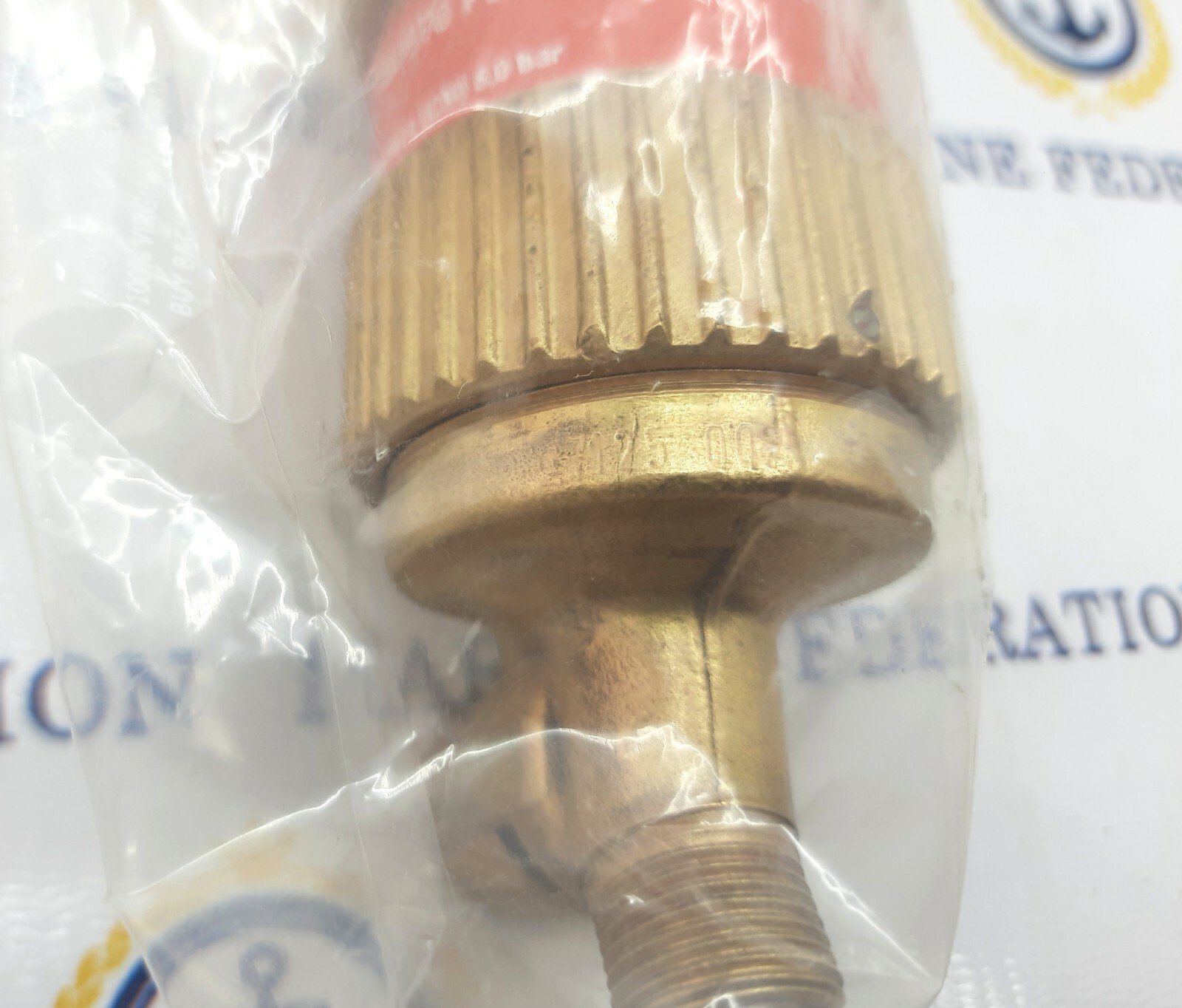 Unitor 183970 W-66S Acetylene Automatic Flashback Arrestor Regulator Gas Outlet