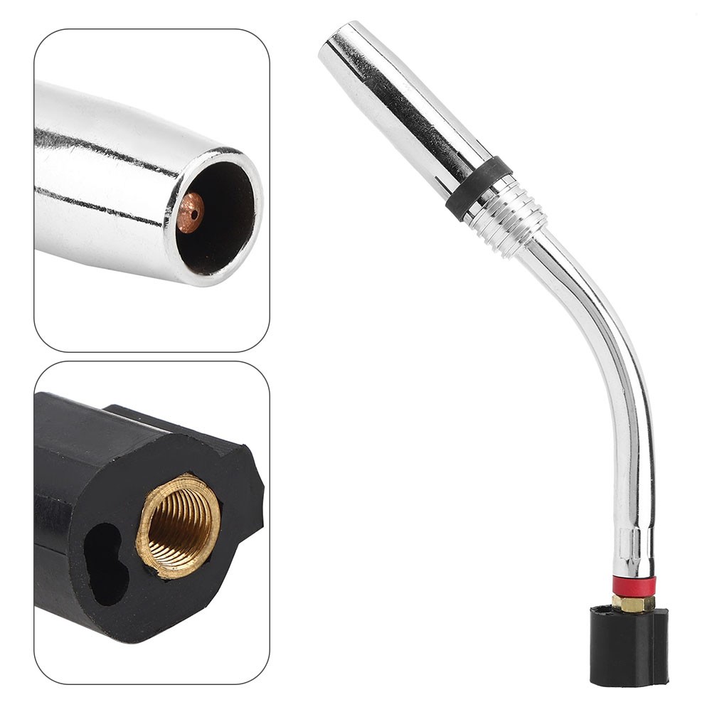 1 For Binzel 36 KD Swan Neck Premium Brass MIG Torch Consumables