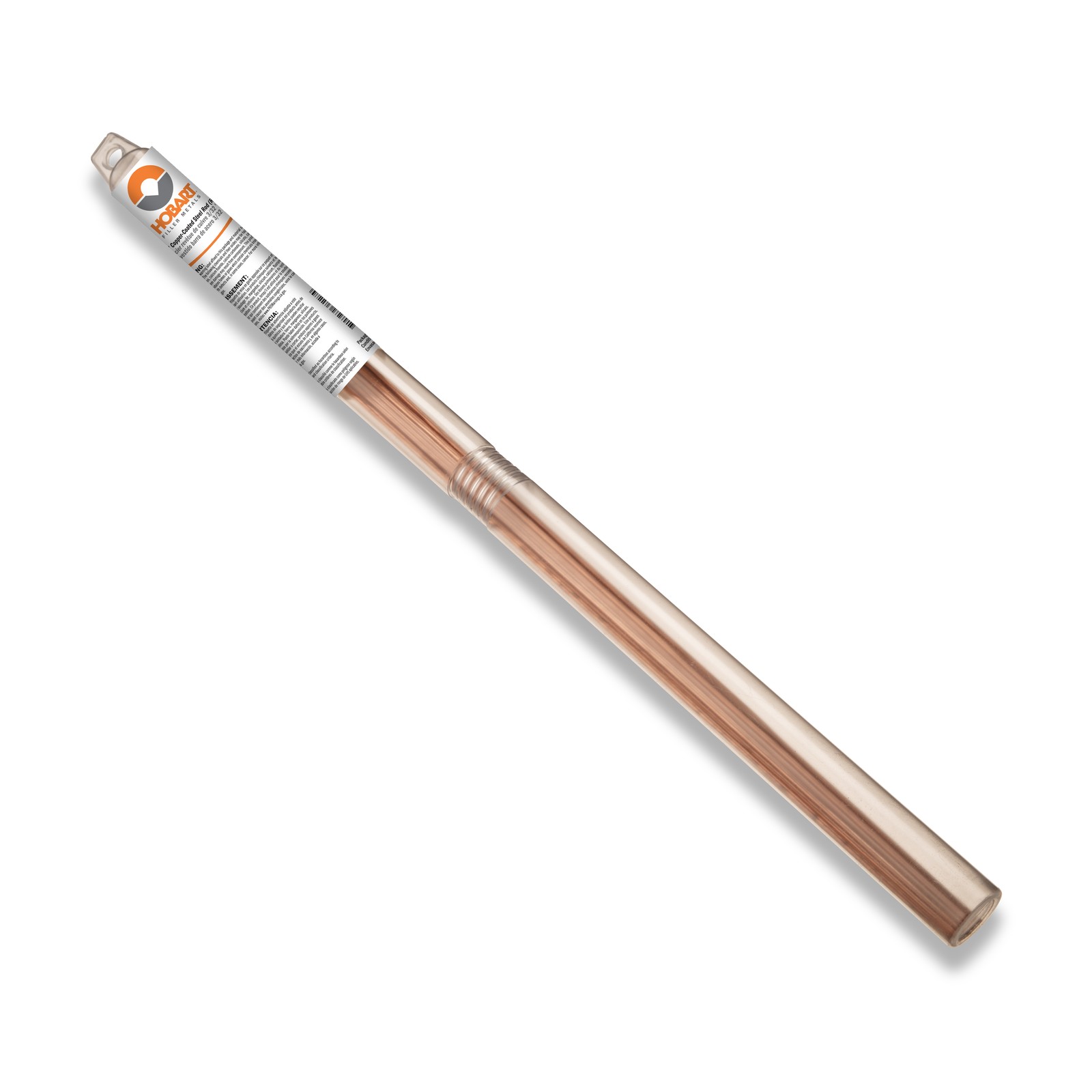 Hobart 770514 Copper-coated steel (RG-45) oxy-acetylene gas welding rod 3/32 in.