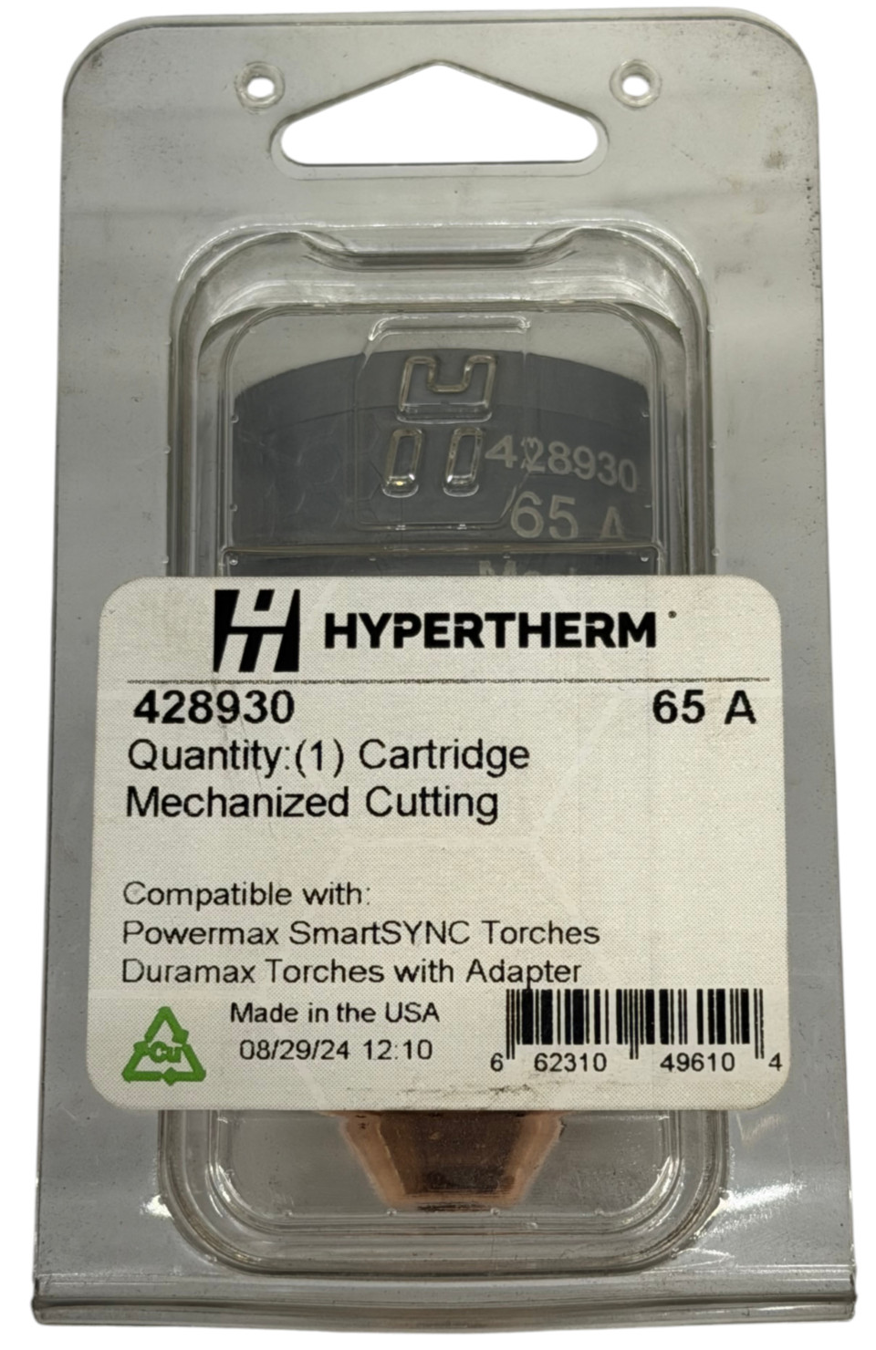 Hypertherm 428930 Genuine 65 Amp Mechanized Cartridge Powermax SYNC