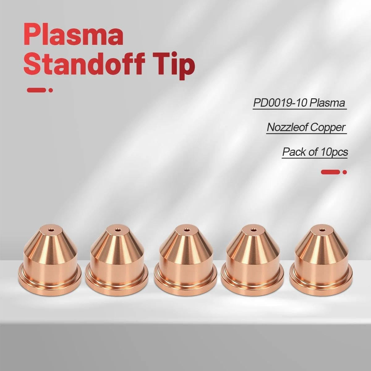 Plasma 14344 Electrode, 12814 Nozzle Tips 40-60Amp, 1510 Swirl Ring, 5710171 Shi