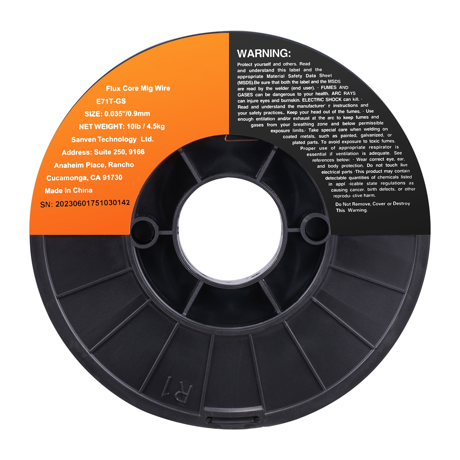 VEVOR 0.03″/0.035″ 11LBS Solid & 0.03″/0.035″ 10LBS Flux Core MIG Welding Wire