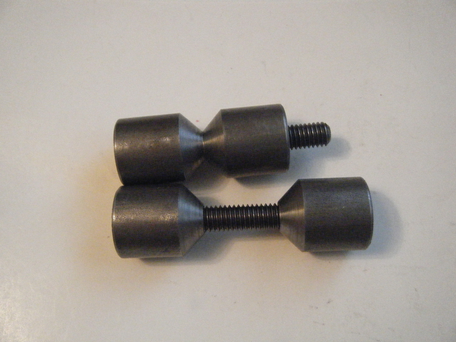 DAVIS 1″-Two hole pin-Carbon Steel- 3/8-16 stainless threaded rod