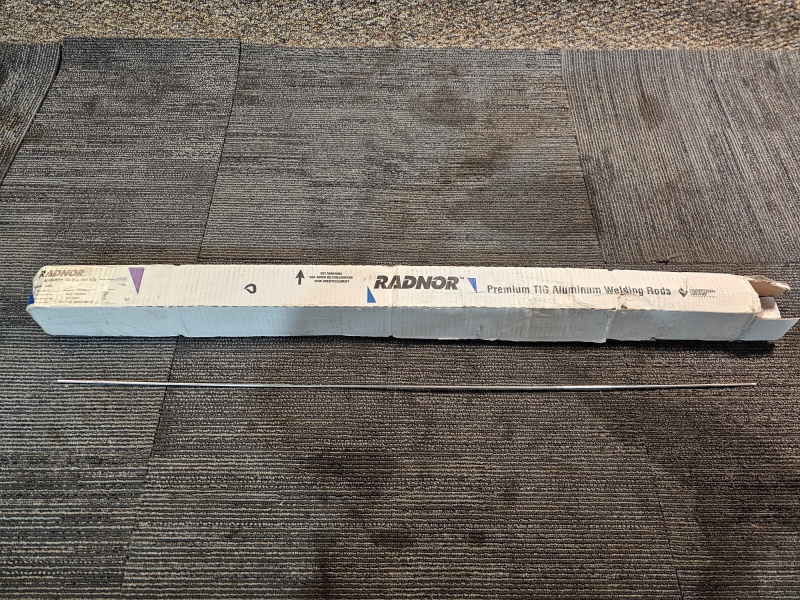 Radnor Aluminum TIG Welding Rod 1/8″ x 36″ ED032674 R4043 10LB 3.2mm x 914mm