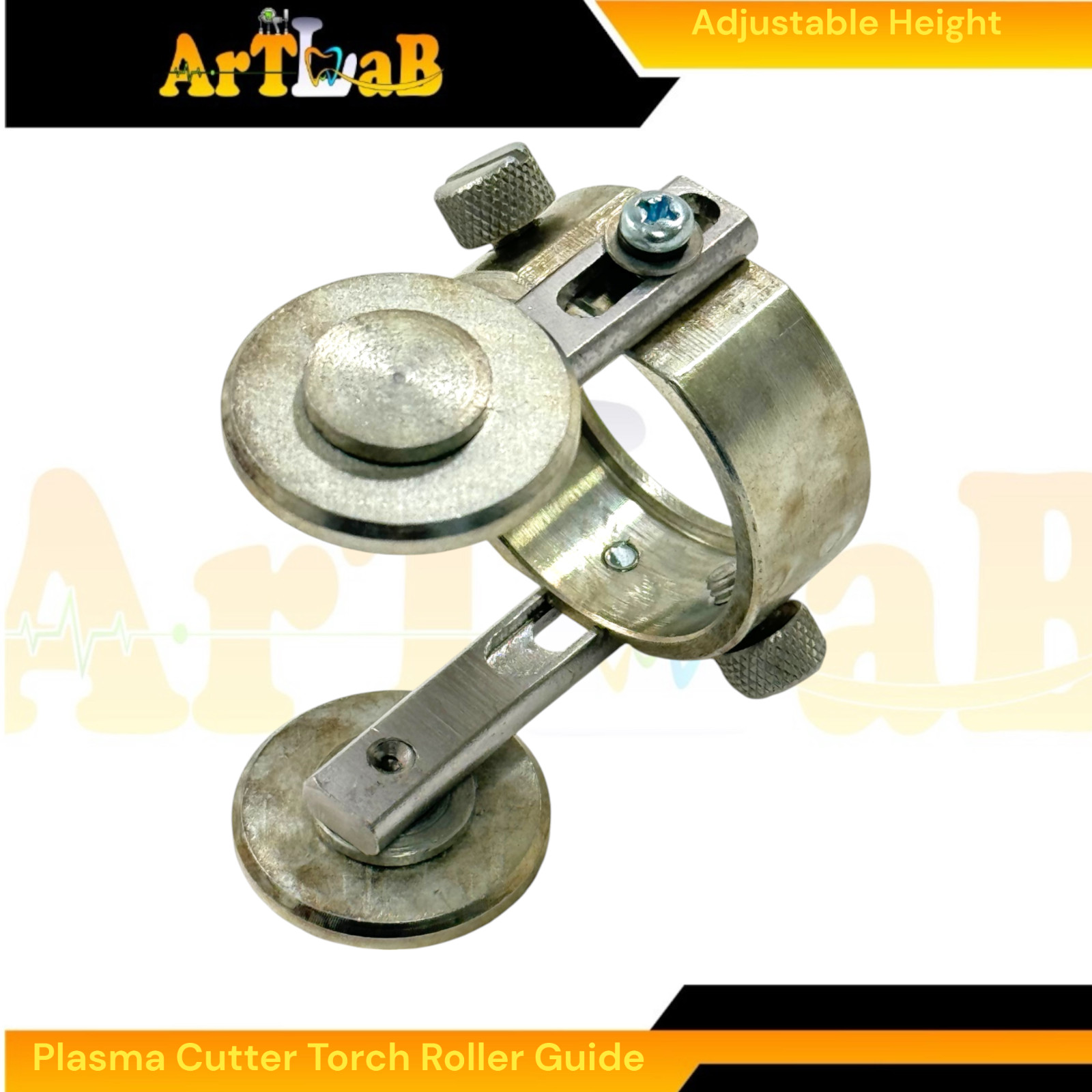 Adjustable Plasma Cutter Torch Roller Guide Wheel for Welding Torch 1pc
