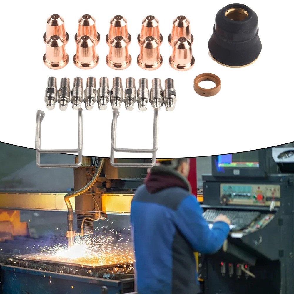 24x Plasma Cutter Kit For Chicago Electric 95539/95413/60767/95136 (Tip 0.8mm)