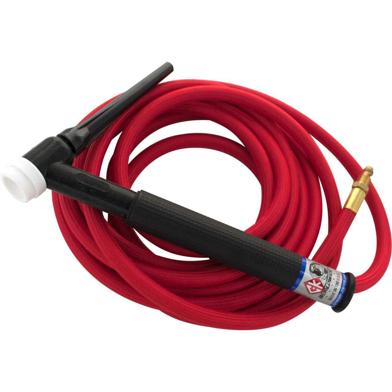 CK17 Air Cooled TIG Torch Kit 150A 12.5′ 1-Pc Super-Flex CK17-12-RSF RG