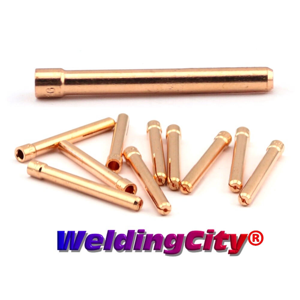 WeldingCity® 10-pk TIG Welding Collet 10N25 1/8″ for Torch 17/18/26 | US Seller