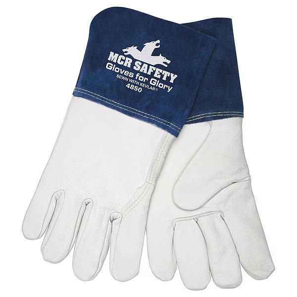 Mcr Safety 4850L Mig/Tig Welding Gloves, Goatskin Palm, L, Pr FREE SHIPPING