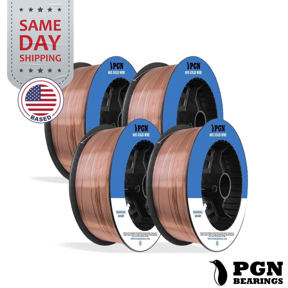 (4 x 2-Lb Spools) ER70S-6 .030″ (0.8 mm) Mild Steel MIG Welding Wire