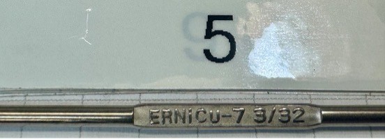 1.6 pounds TN-60 TIG Weld Rod AWS A5.14 (ERNiCu-7) 3/32″ 36″ long