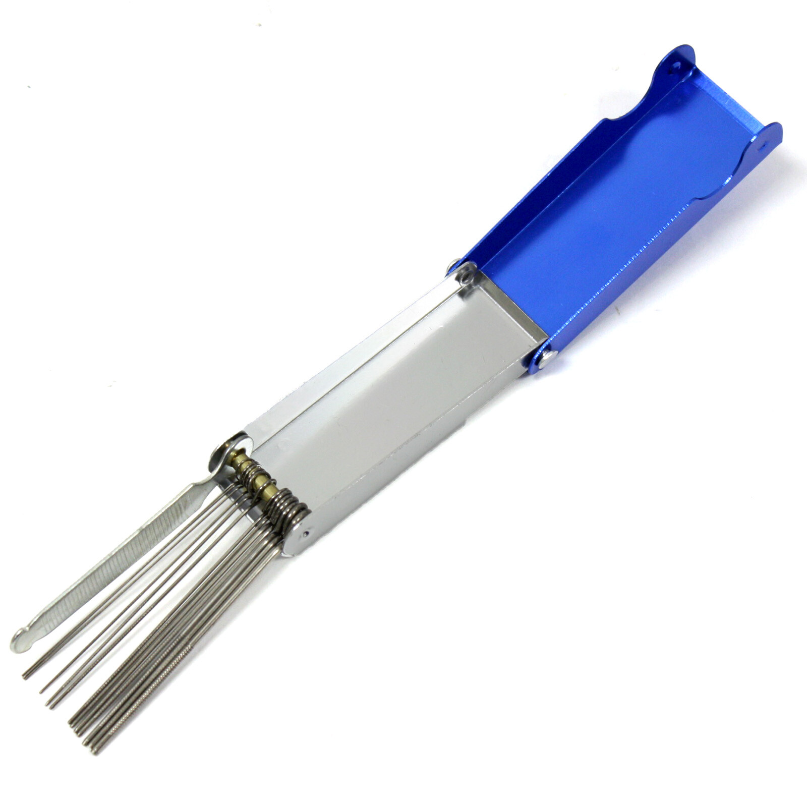 13 in 1 Welding Torch Nozzle Tip Cleaner Blue Metal Shell For Welder Soldering