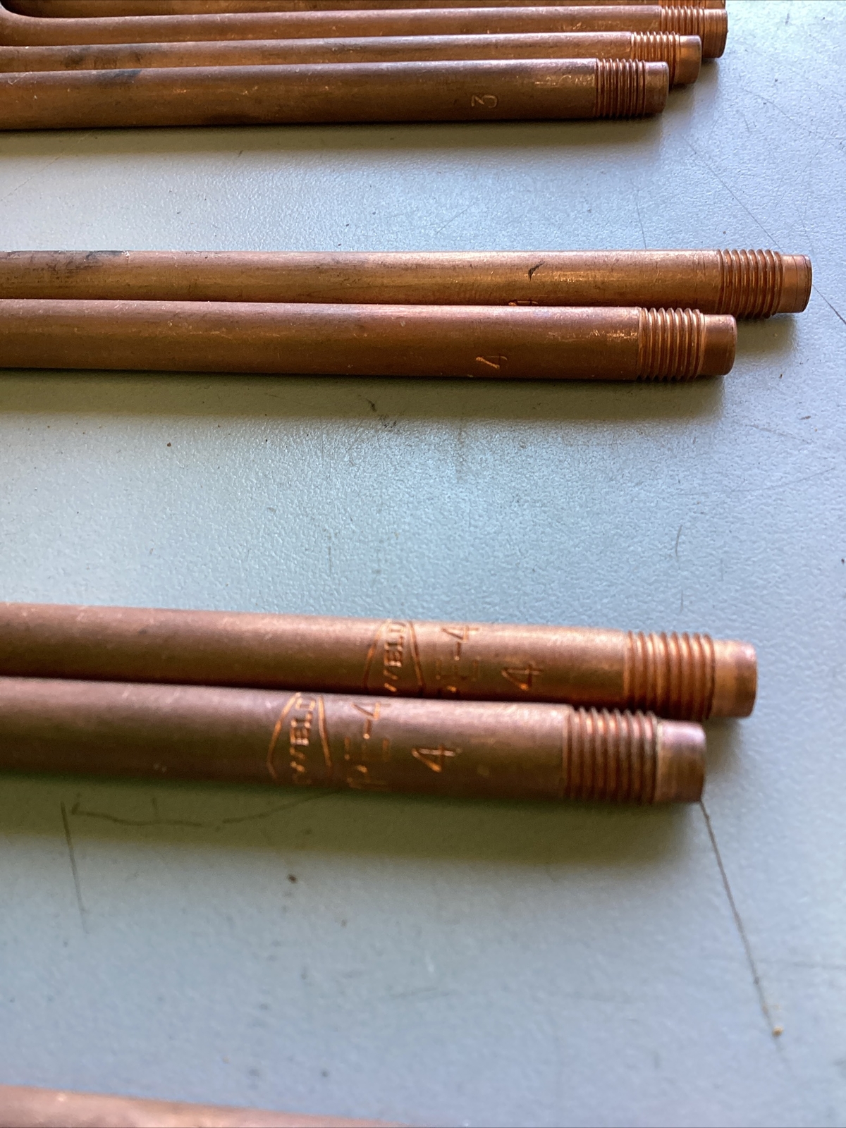 lot of 10 uniweld type 13 type 4 #4#3 brazing weld torch tips