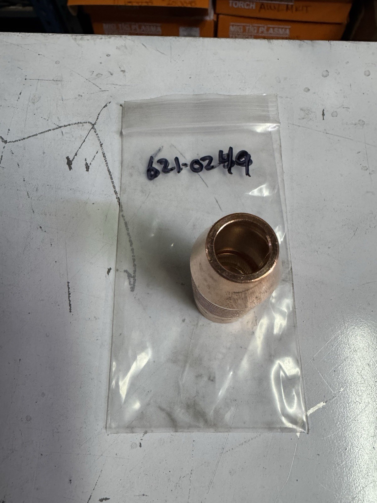 6210249 Gas Cup Nozzle #8 MK Products Cobramatic Parts New Old Stock