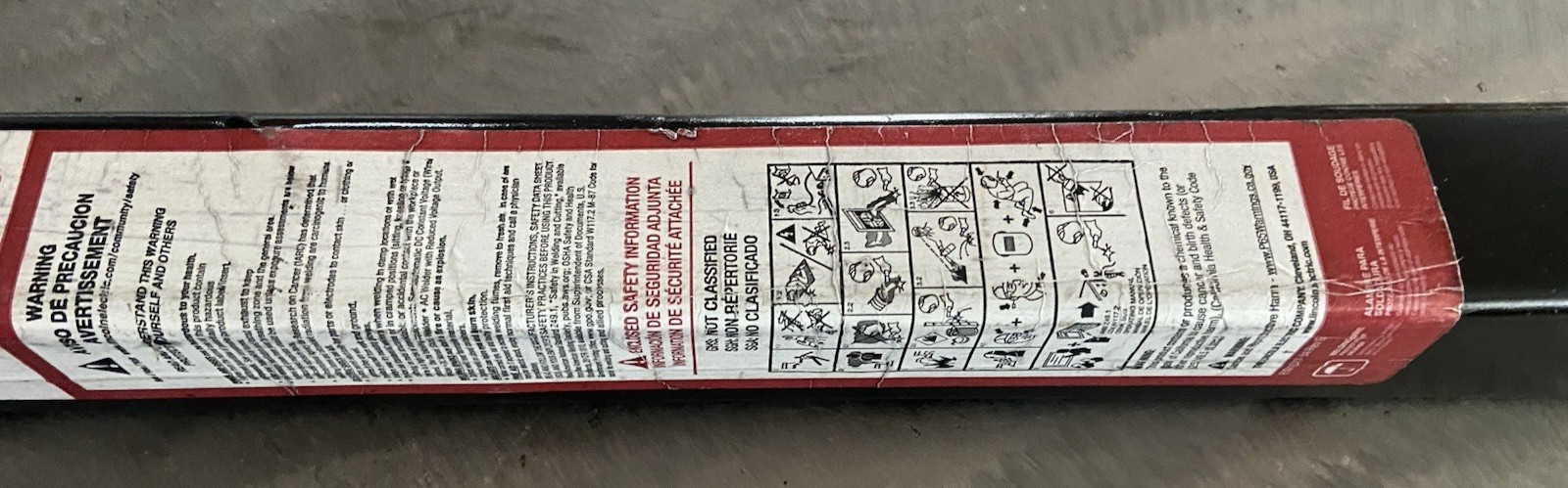 Lincoln Electric ER70S-2 1/16″ x 36″ TIG Welding Rod 10 lb Tube Mild Steel NEW