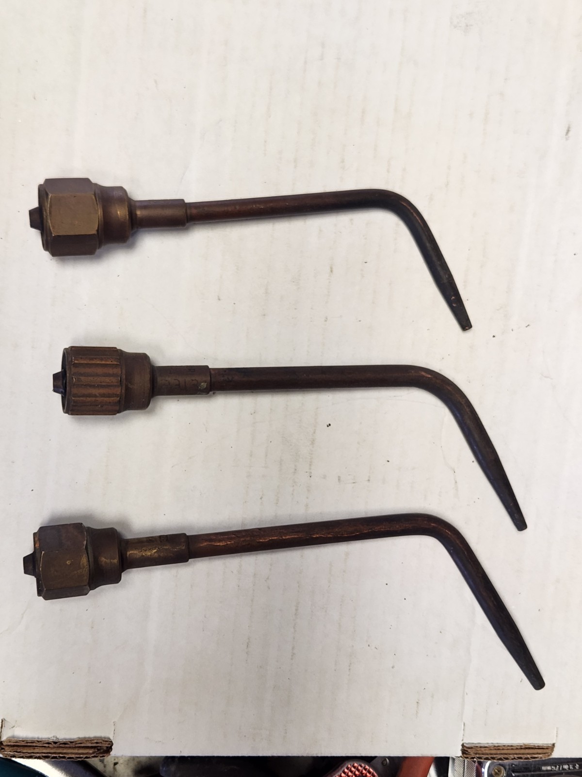 Vintage Victor 2 3 4 Type-4 Welding Brazing Torch Tips Set Lot of 3