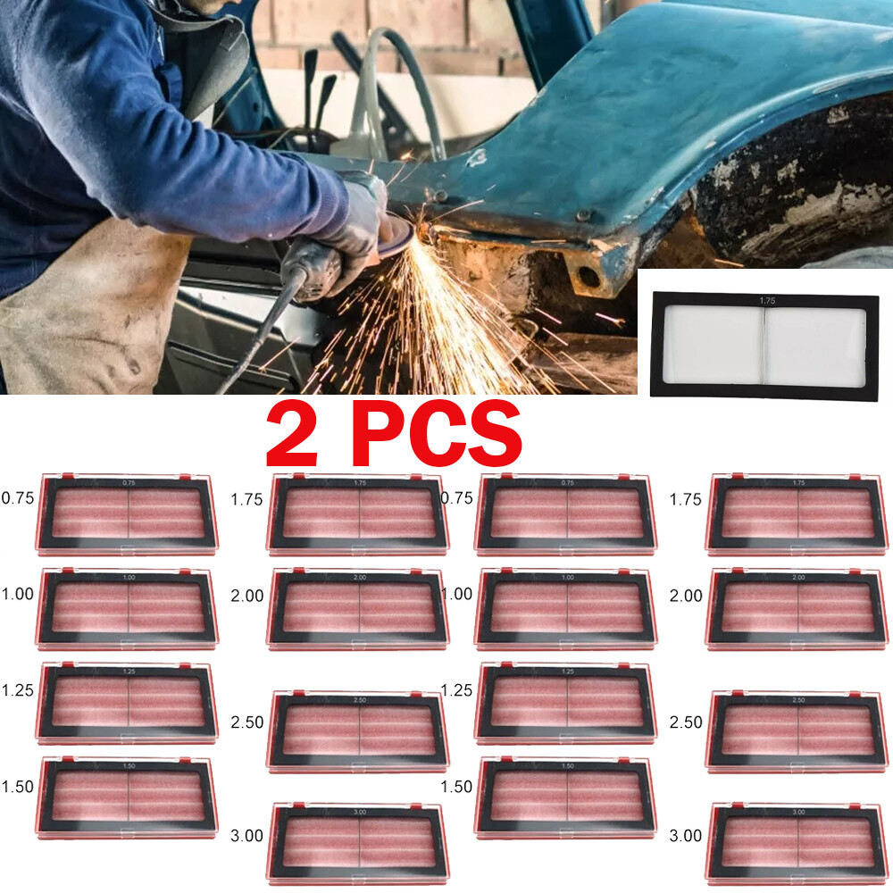 2x Arc Welding Magnifier Lens Cheater Lens Welder Screen Helmet Glass 0.75- 3.0