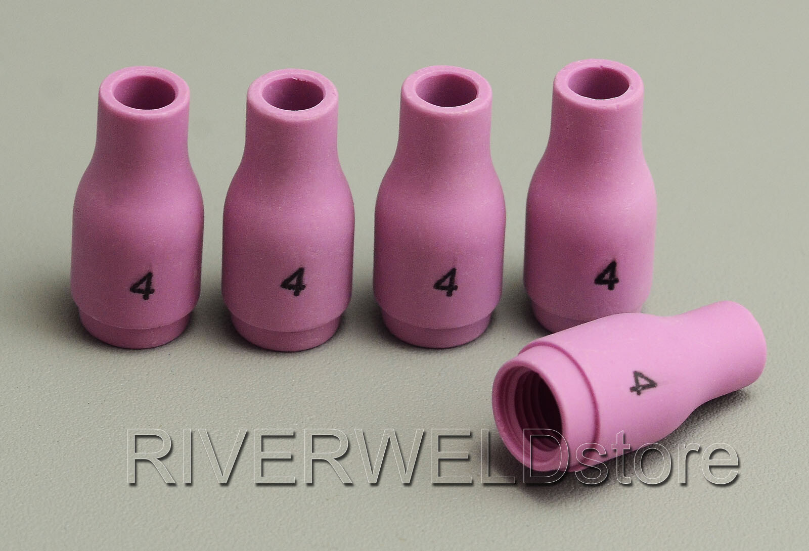 RIVERWELD TIG Nozzle Ceramic Cup 13N08 #4 1/4″ SR WP 9 20 25 Welding Torch 10pk