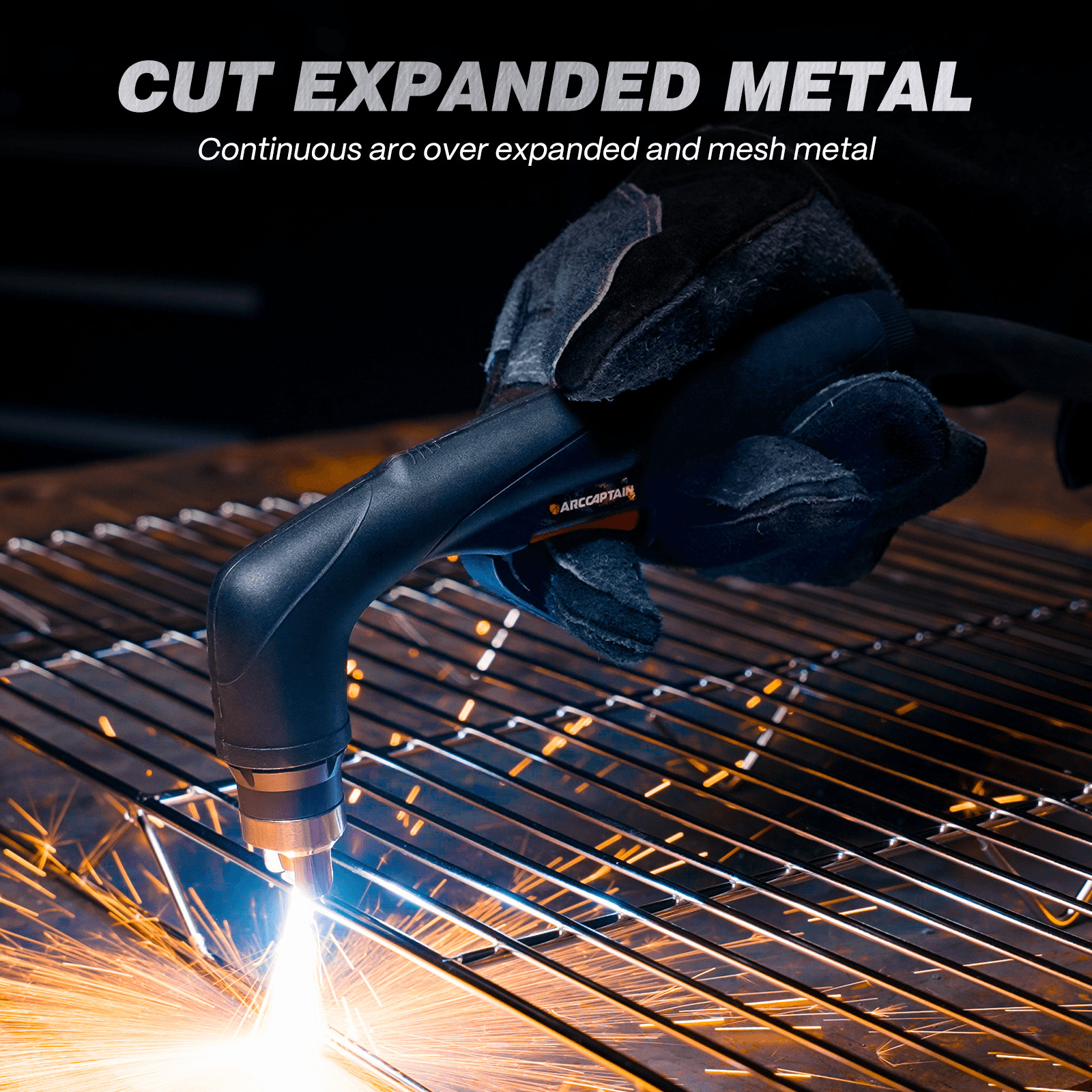 ARCCAPTAIN 55Amp Plasma Cutter Non-HF 110/220V Dual Voltage With Welding Helmet
