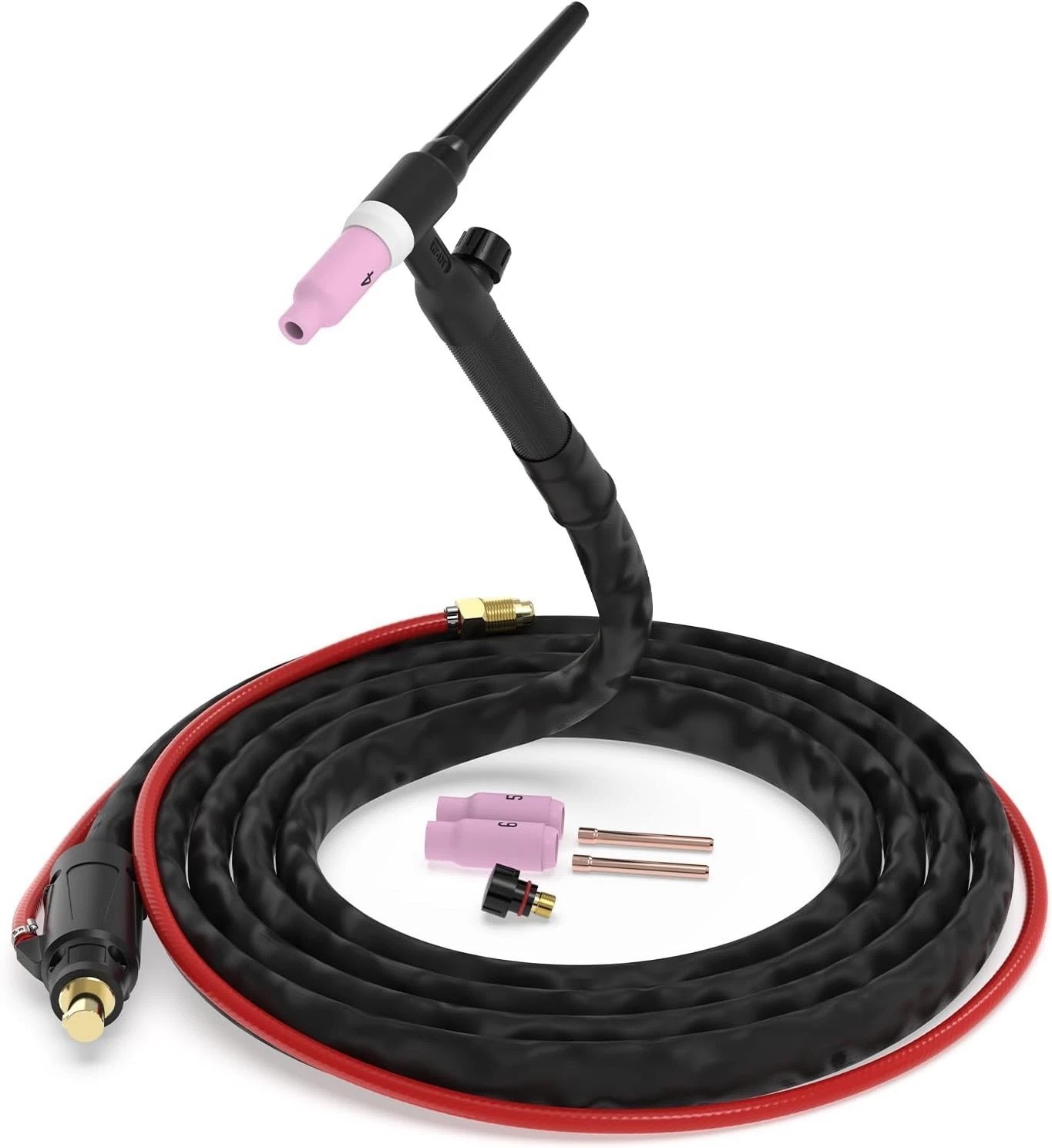 High-Quality WP-17V TIG Torch 150A 13ft Lift TIG 35-50mm² Insulated Cable