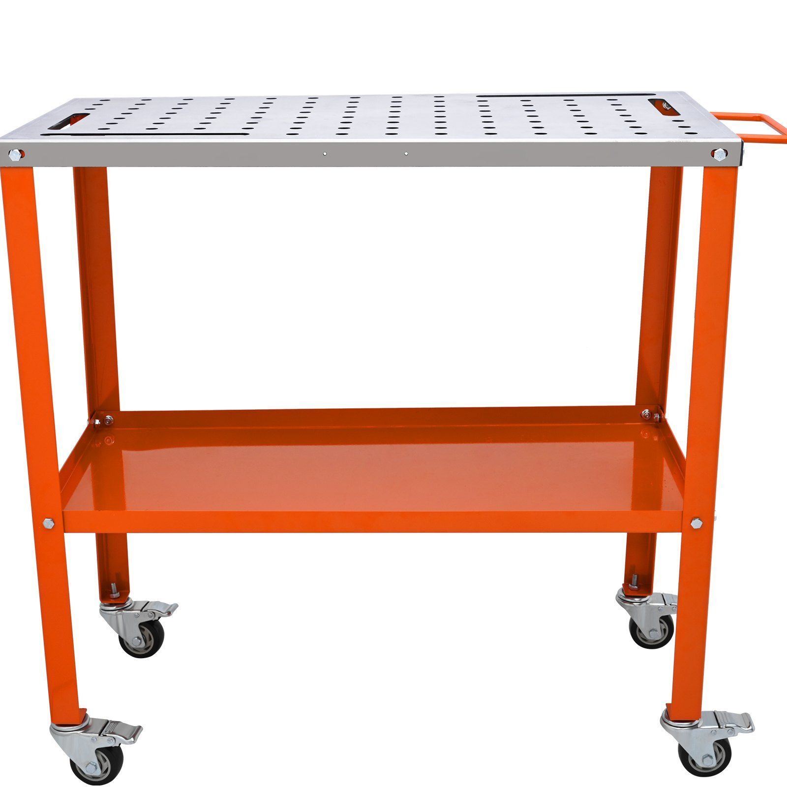 36″ x 18″ Welding Table 1200lbs Load Steel Welding Workbench Table on Wheels