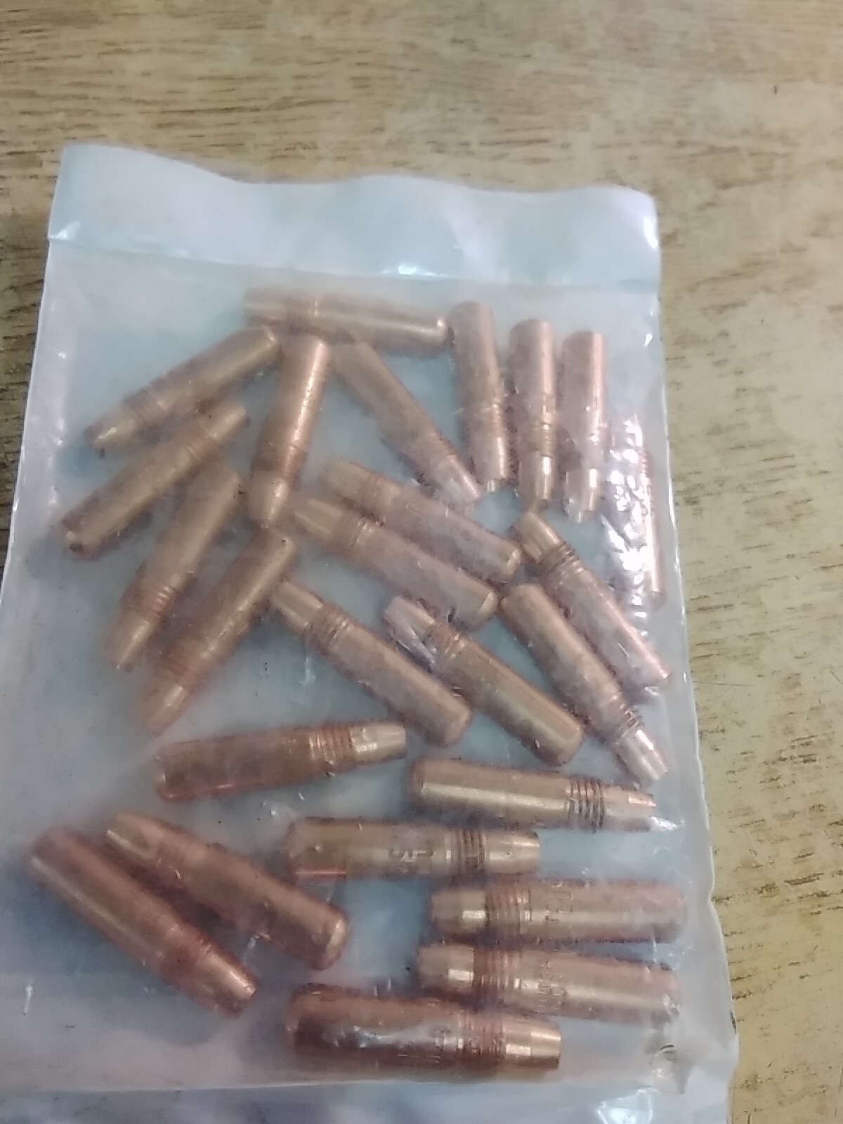 Lot Of 25 Tough Gun Tregaskiss 403-20-1.0 Contact Tips 1.0mm / .045R