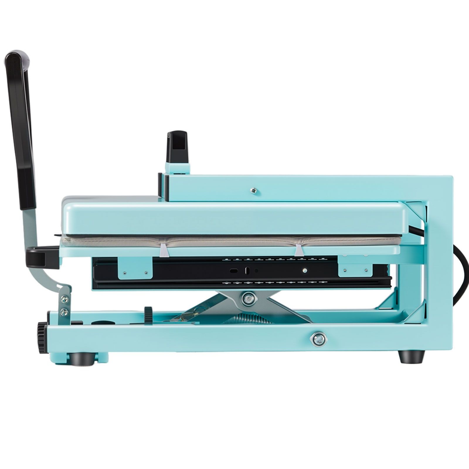 15x15in 5-in-1 Hybrid Heat Press for T-Shirts, Mugs, Caps, Plates, Light Green