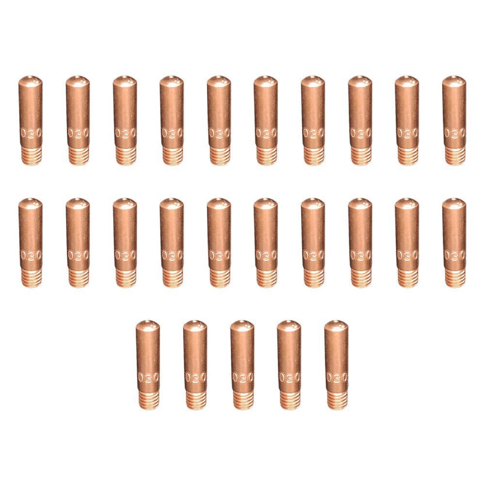 25-pk 11-30 .030″ Contact Tips for Tweco Mini #1 Linc. 100L MIG Welding Gun 100A