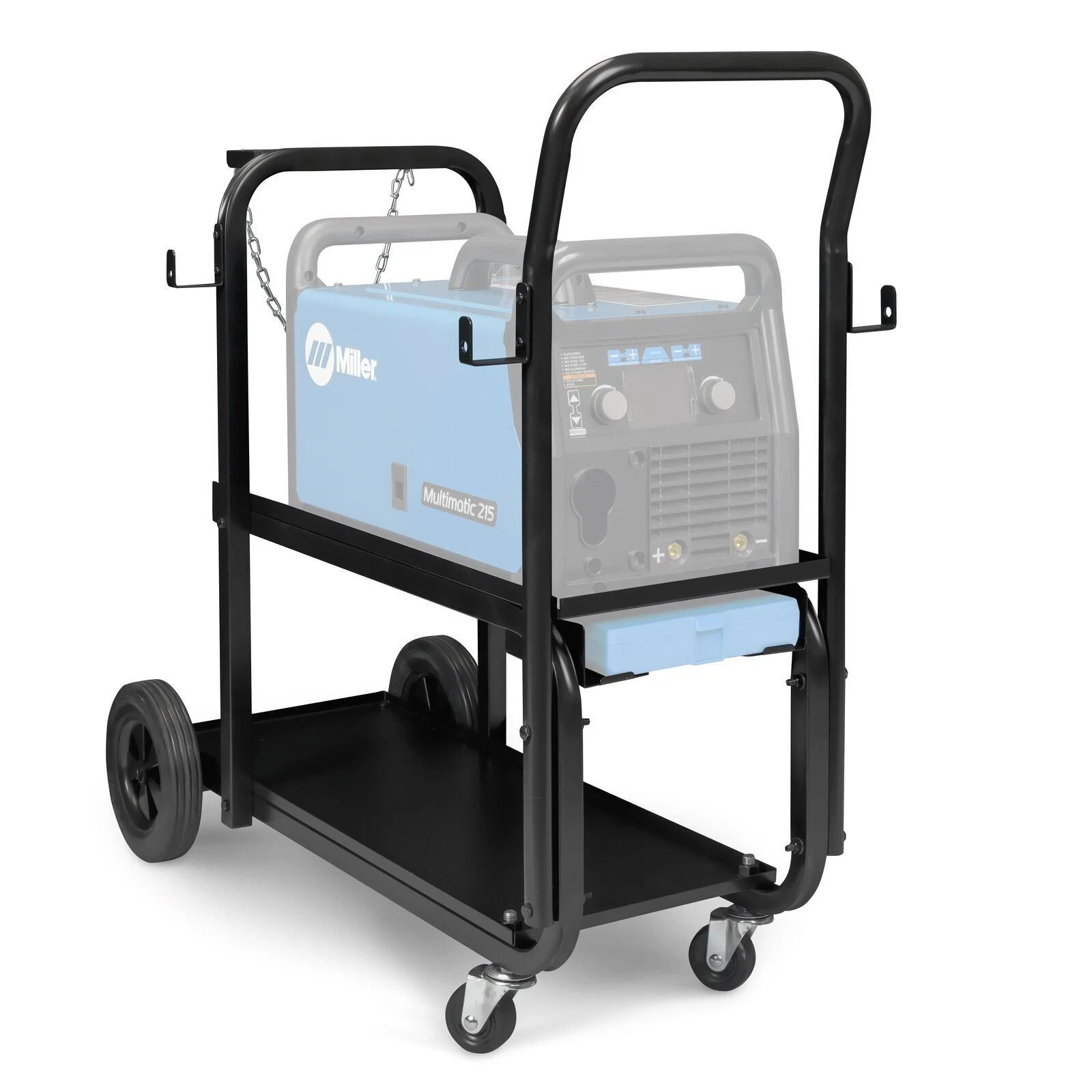 Miller 301239 Heavy Duty Running Gear Welder Cart Cylinder Rack
