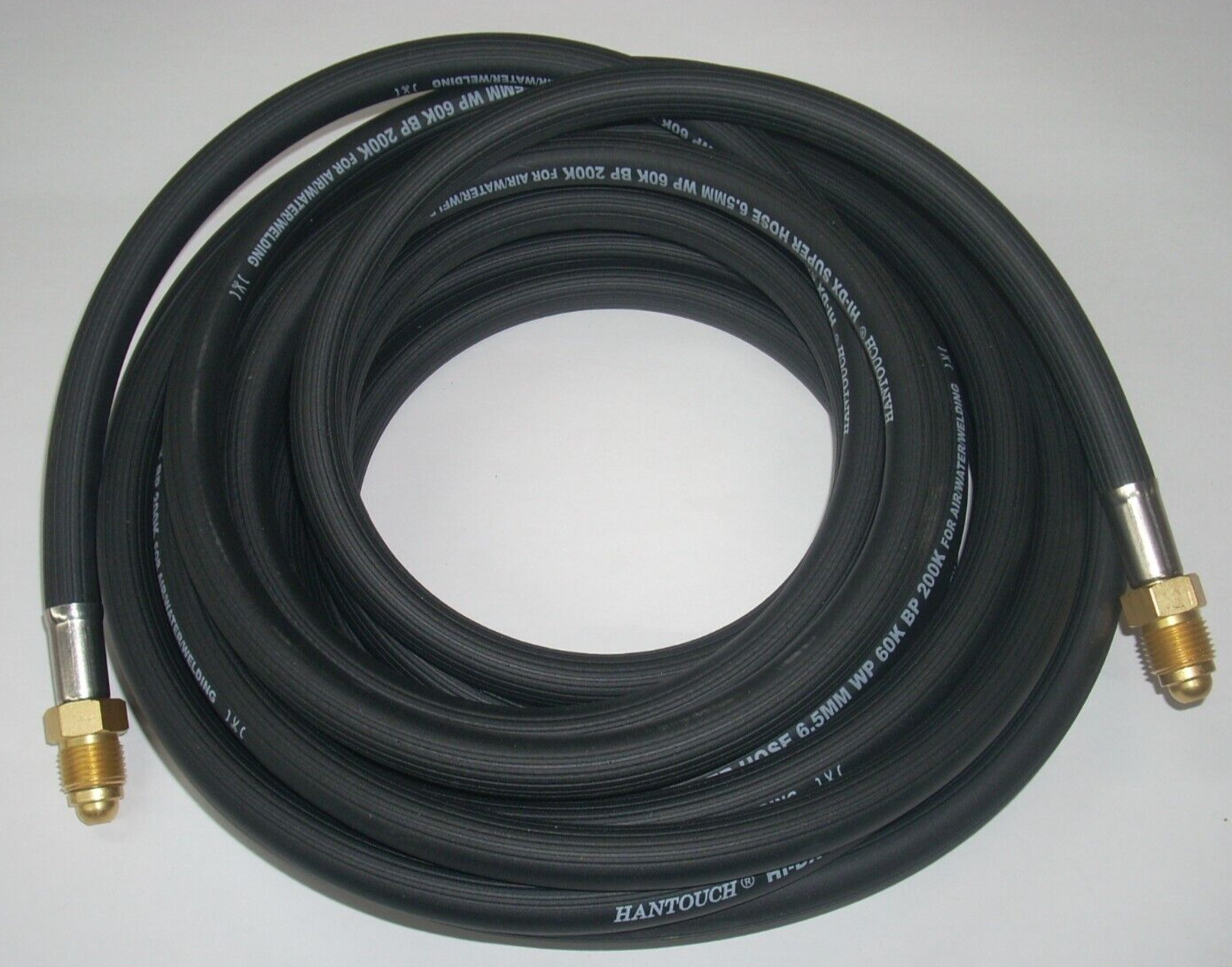 Argon Welding Hose 25ft Mig or Tig Welding w Fittings 5/8-18 Male Inert Gas Hose