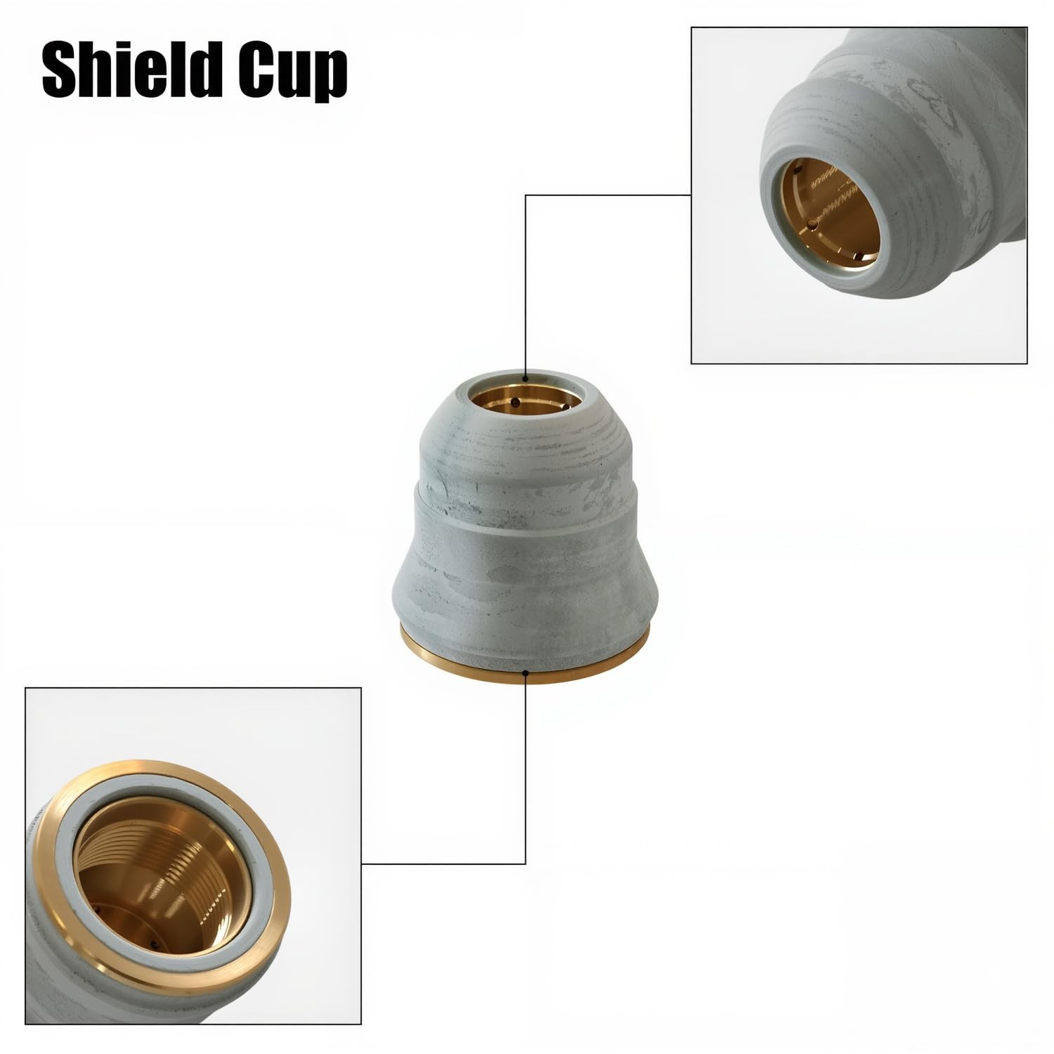 23pcs IPT-60 PT-60 IPT-40 PT40 Plasma Cutting Torch Tip 1.0mm 0.039”