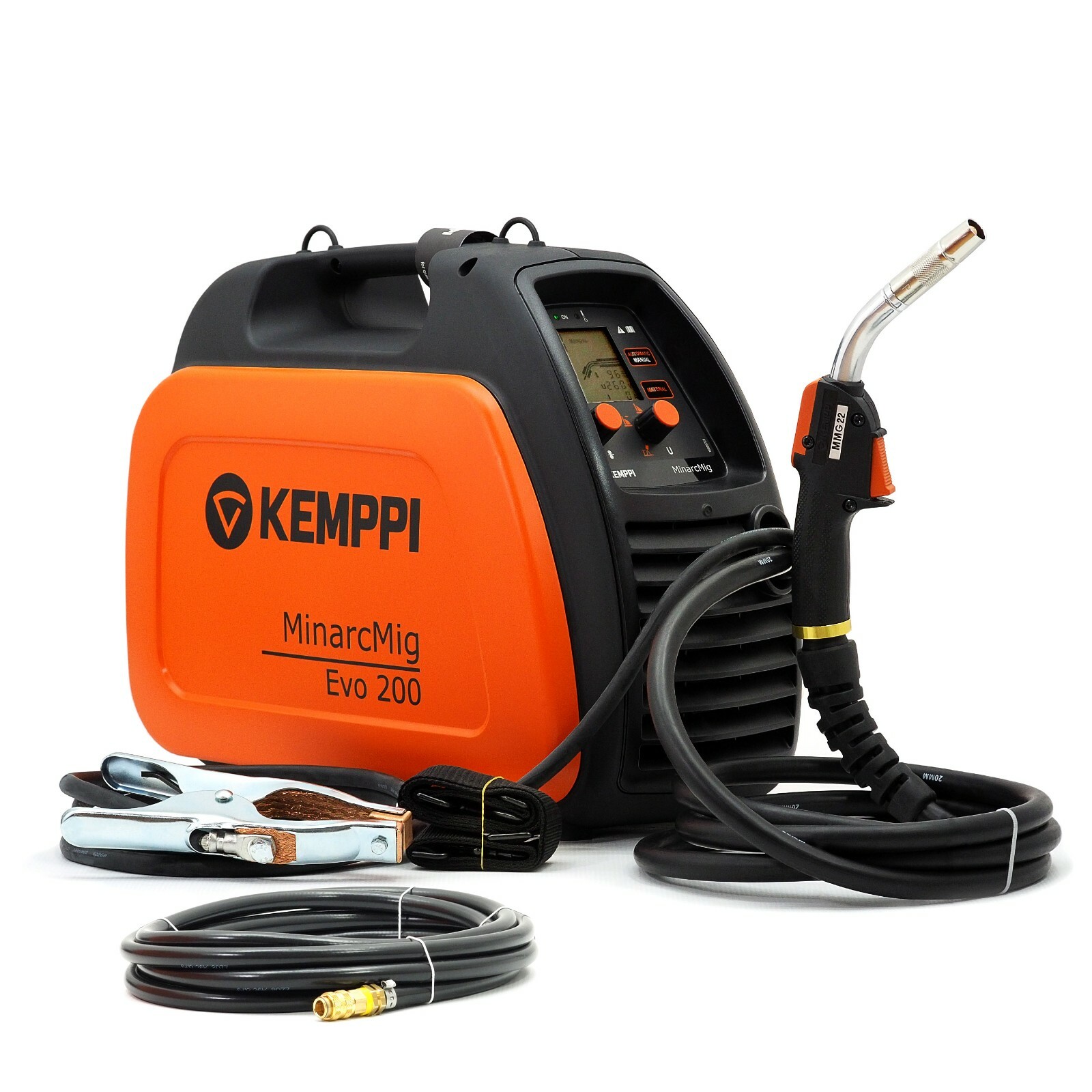 Kemppi™ MinarcMIG EVO 200 Welding machine 200Amp Synergy LED Inverter Generator