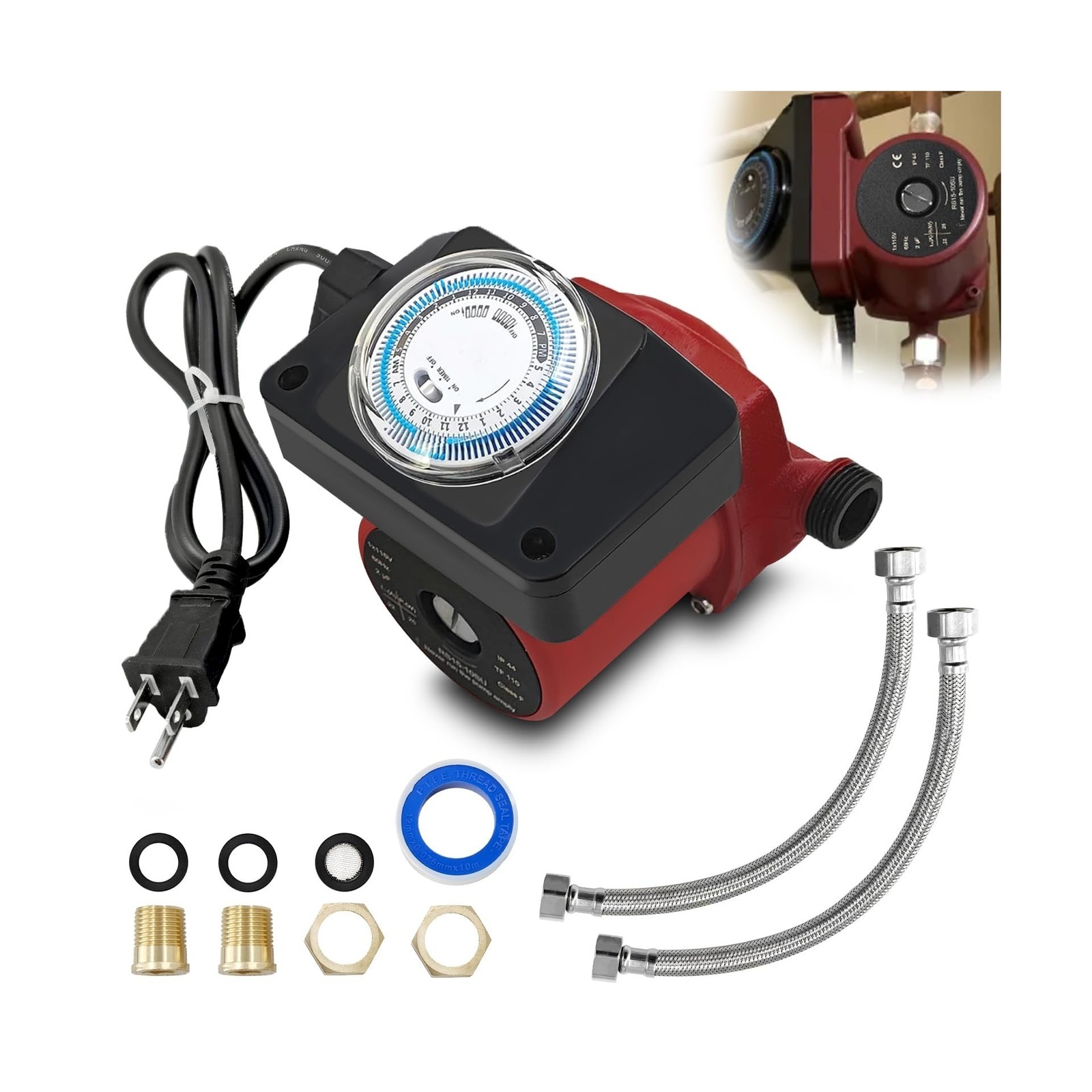 UP15-10SU7P/TLC 595916 Water Circulator Pump 115V 1/25 HP 3/4 Inch x 1/2 Inch…