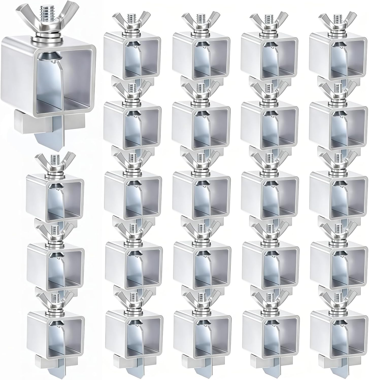 24 Pcs Butt Welding Clamps, Sheet Metal Welding Clips, Auto Body Panel Clamps fo