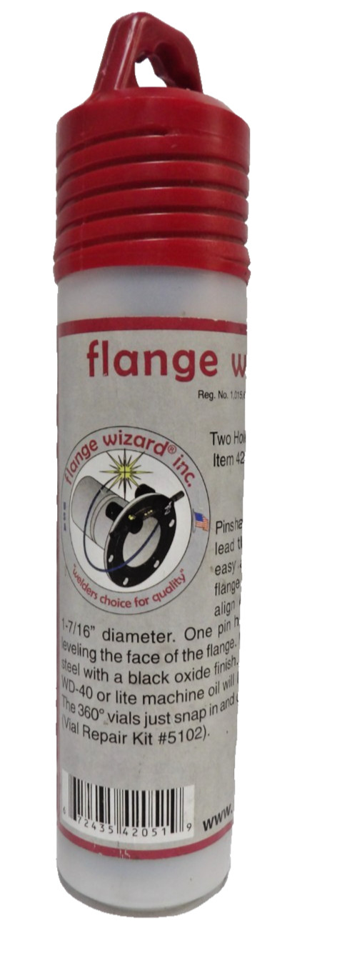 Flange Wizard- Two Hole Pins 1-7/16 Diameter (42050-T) Vial Repair Kit #5102