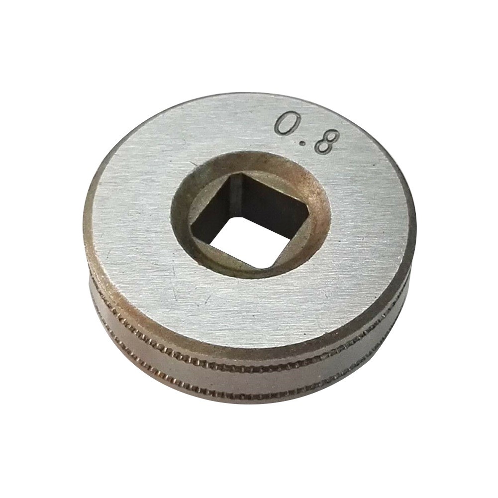MIG WIRE FEED ROLLER DRIVE WHEEL SQUARE V KNURLED WELDING 0.6/0.8/.023-.030