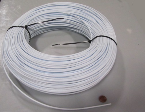 Polypropylene White Welding Rod 5/32″ Dia .156″, White, 5 Lb. 1420 Feet