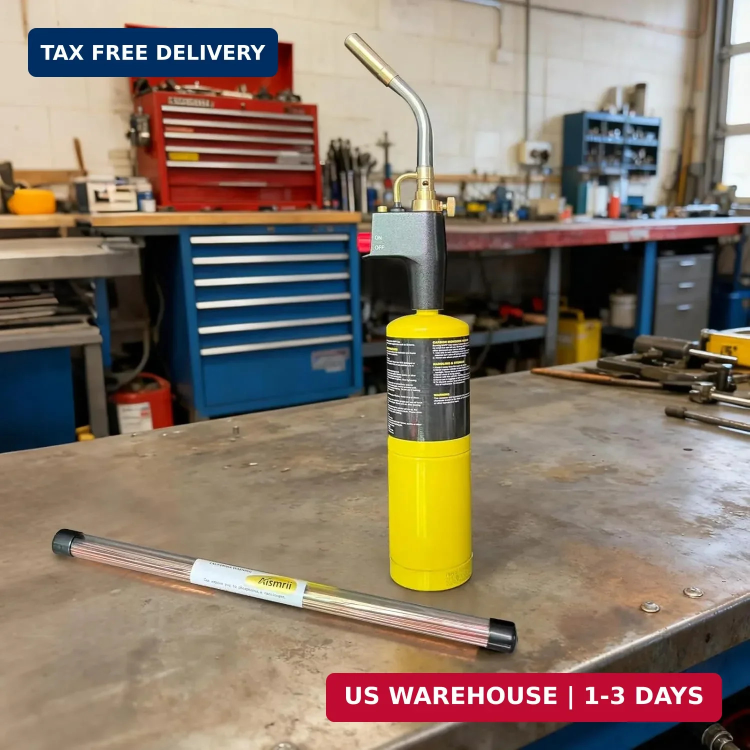 Brazing Rods, Copper Phosphorus 15.7″ HVAC Brazing Rods with Flux Coating, Low M