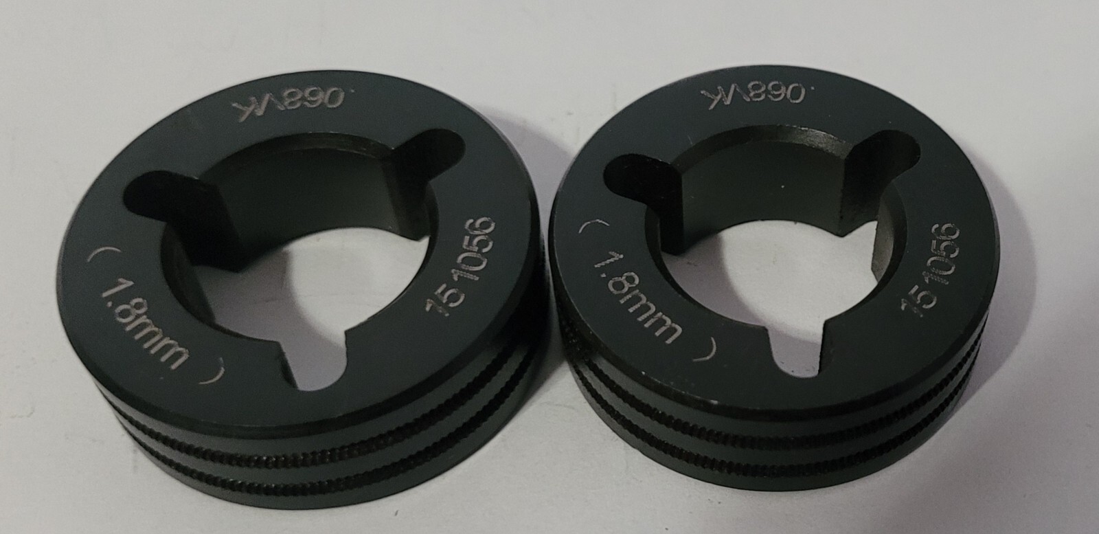 Set Of 2 Knurled Drive Rollers .068 Compatible with Miller 8VS 12 VS Suitcase