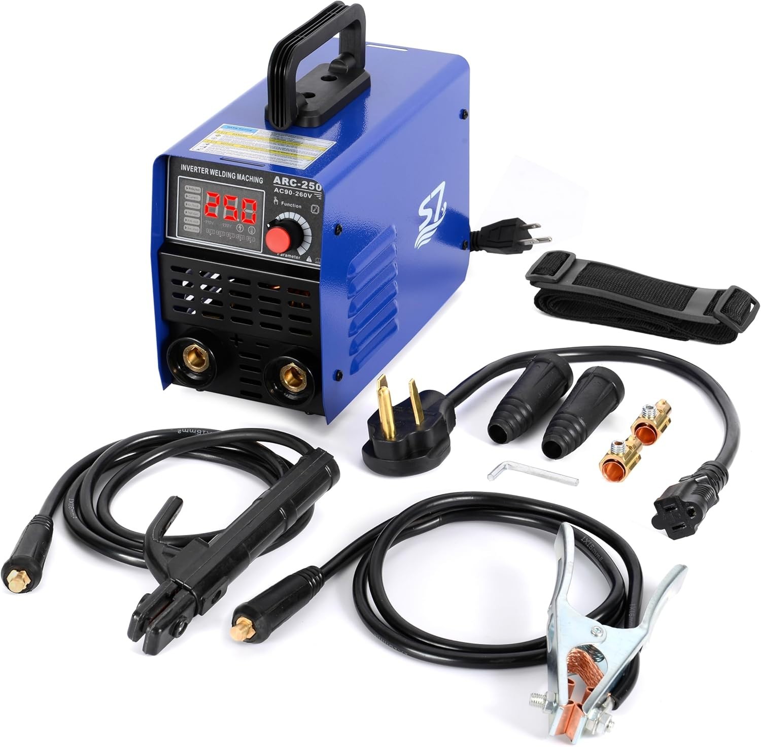 250A Stick Welder, 110V/220V Dual Voltage ARC Welding Machine, Portable Inver…