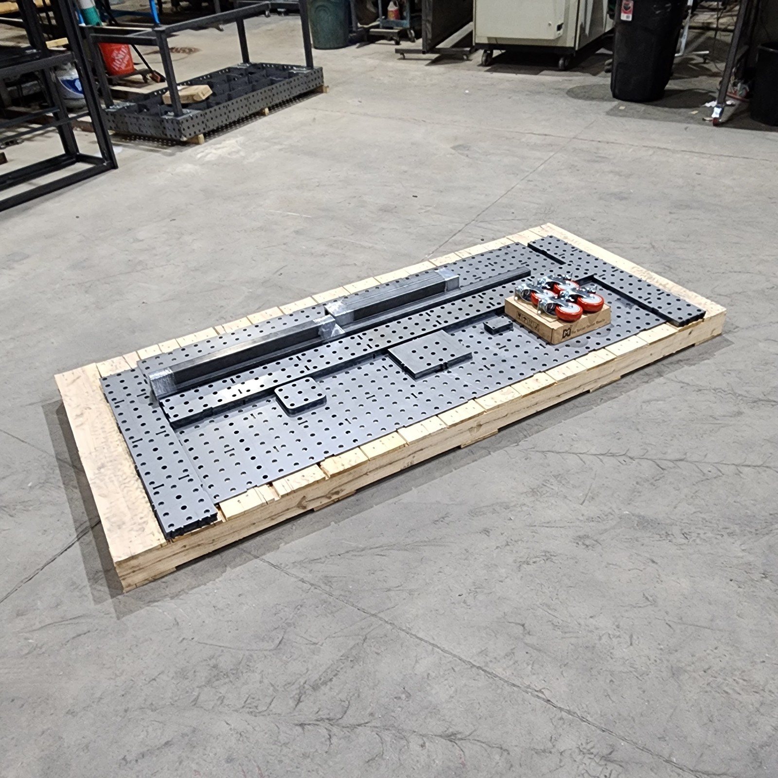 48″x96″ Welding Fabrication Table 4x8ft Fully Welded Fixture Laser Cut in USA