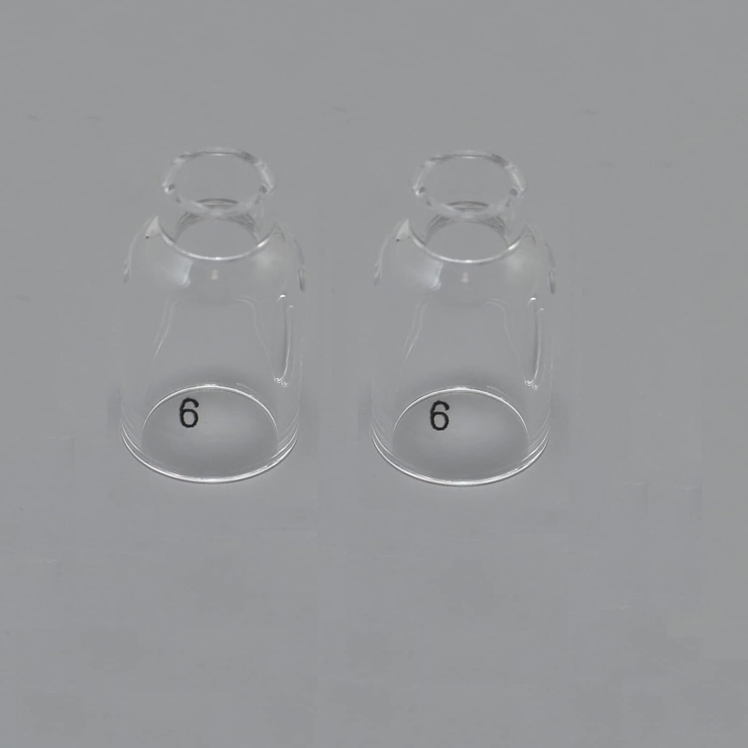 TIG Quartz Nozzle Clear Cup 53N60 6# 3/8″ 53NQ60-6# for WP 9 17 18 20 25 26 4pk