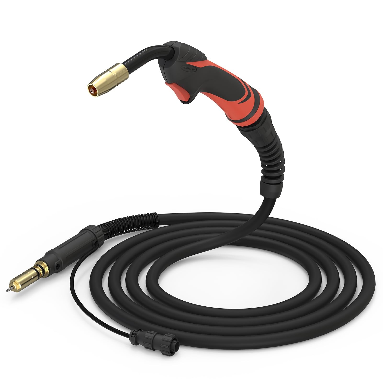 YESWELDER 12ft 150Amp MIG Welding Gun Torch Stinger 12ft, Black, Red