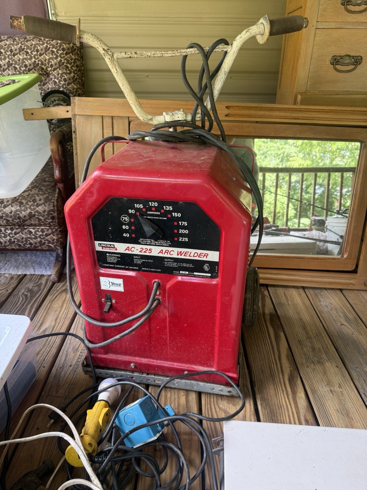 Lincoln Electric AC-225 AC Arc Stick Welder, Stick Welding Machine