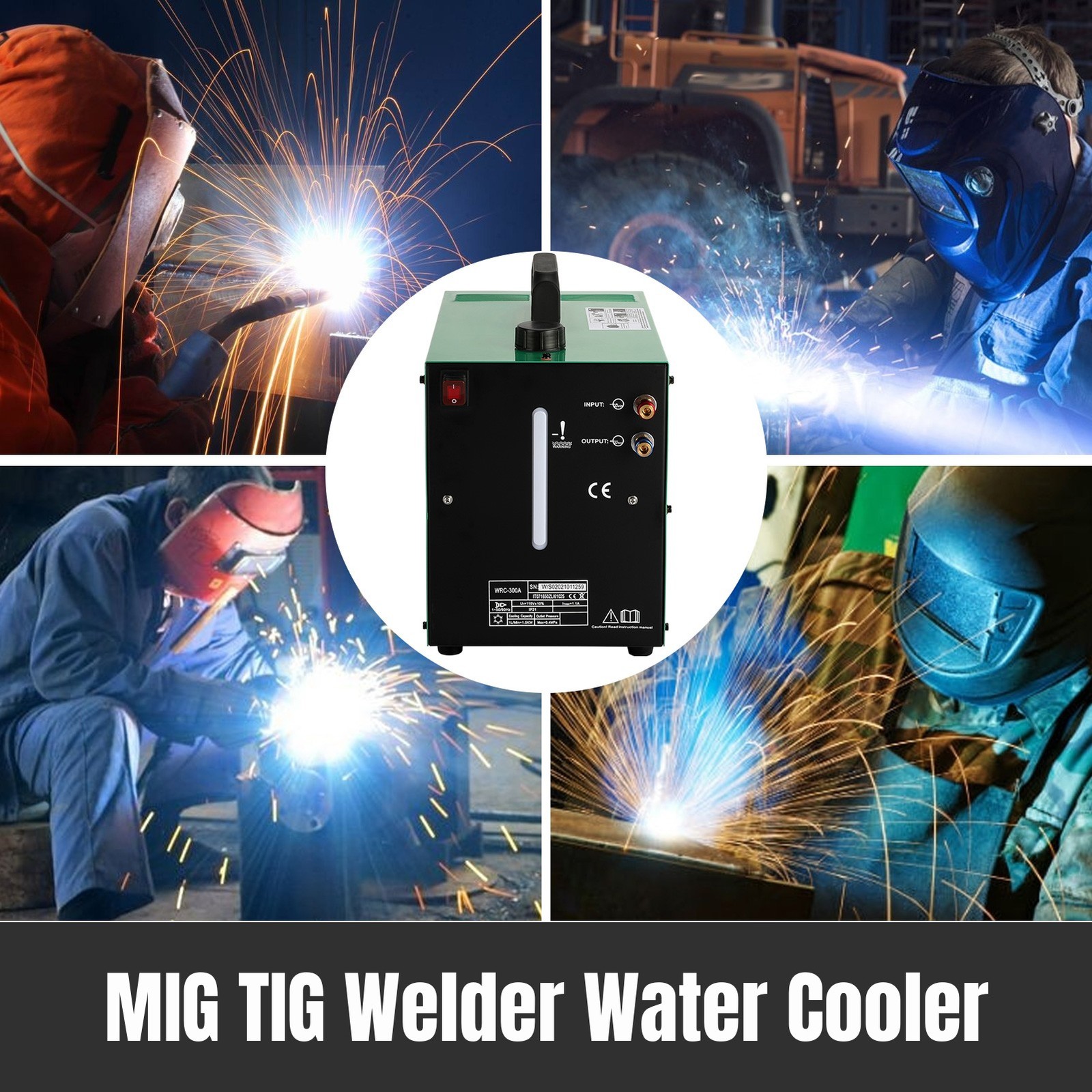 MIG TIG Welder Water Cooler Tig Torch 10L 1.5kW 370W Water Chiller 12L/min HQ
