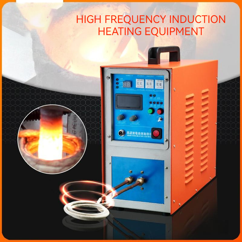 15KW 30-100 KHz High Frequency Induction Heater Furnace Silver Gold Melt Furnace