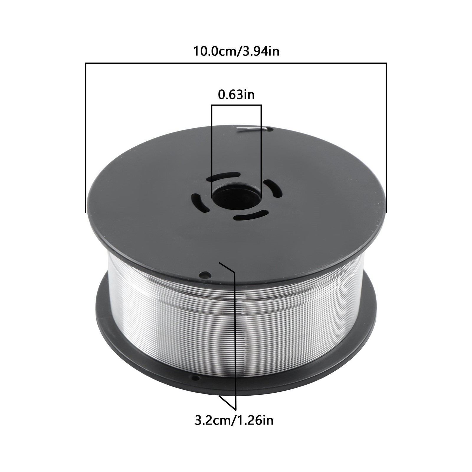 4 Pack ER4043 0.035 Inch (0.9 mm) Aluminum MIG Welding Wire (1-Lb Roll)