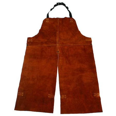 Condor 4Kxh3 Welding Apron, Leather, 36 In Length, Brown