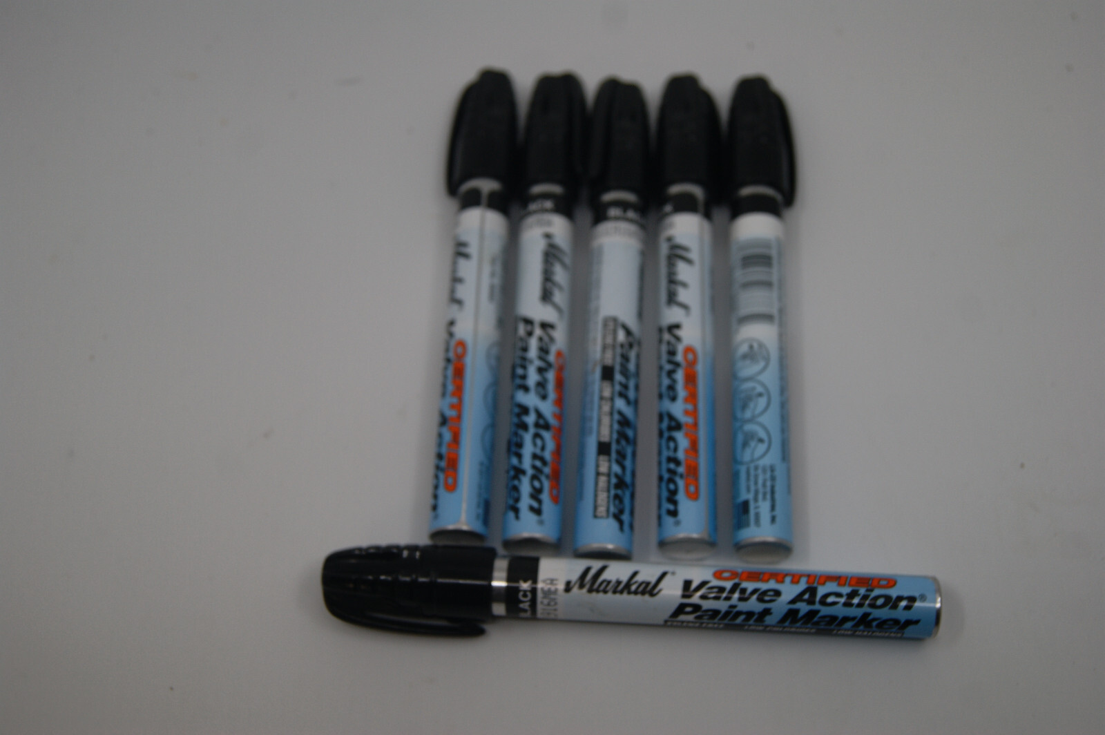 Markal Paint-Riter CERTIFIED Valve Action Paint Markers Choice of Color PK-6